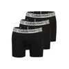 Calvin Klein Underwear Boksarice srebrno-siva/črna