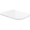 Mexen počasno-padajoča deska slim, duroplast, bela sijaj - 39060100