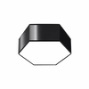 Sollux SL.1059 - Plafonsko svetlo SUNDE 2xE27/60W/230V 11,5 cm crno