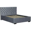Tapacirani Krevet Miami Storage 160/200 cm , siva