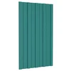 vidaXL Strešni panel 36 pcs Zelena 80 x 45 cm Pocinkano jeklo