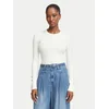 Guess Bluza W6YR09 Z0948 Kremna Slim Fit