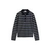 GANT Majica temno modra / bela