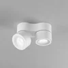 Egger Licht Egger DLS LED-reflektor Clippo Duo bel/bel DALI DTW 2-žarilni - Dnevna soba/jedilnica - Sodobni - Aluminij
