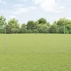 Ugrađeni stup za ogradu 22 pcs Srebrna 200 cm