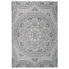 Vanjski tepih ravnog tkanja 160 x 230 cm plavi s uzorkom