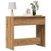 Konzolni stol boja hrasta 89 x 41 x 76,5 cm konstruirano drvo
