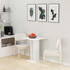 Bistro stol bijeli 60 x 60 x 75 cm od konstruiranog drva