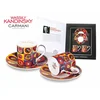 Carmani KOMPLET 2 SKODELIC ZA ESPRESSO DARILNI SET KVADRATOV WASSILY KANDINSKY
