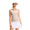 Ženska majica J.Lindeberg Delilah Sleeveless Top Oyster Brown M