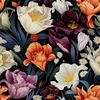 shumee ZUNANJE DEKORATIVNE TKANINE OXFORD - Motiv rož I DX5522