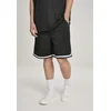 Premium Stripes Mesh Shorts Black