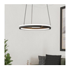 Eglo 901822 - LED prigušiva luster na sajli MEZZOMONTE 2xLED/20W/230V crna + daljinski upravljač
