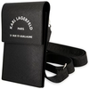 Karl Lagerfeld torbica za mobilni telefon, Embossed Black