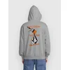 Volcom Workwear Po moški pulover s kapuco heather grey