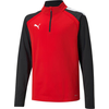Mikina s kapuco Puma teamLIGA 1/4 Zip Top Jr