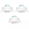 Aigostar - SET od 3 LED ugradnih svetiljki LED/5W/230V 4000K O 8,5 cm bela