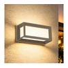 Brilagi - LED spoljašnje zidno svetlo sa senzorom PARKER LED/12W/230V siva IP44