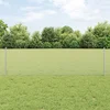 Heksagonalna ograda s stubom 10 x 0,6 m Pocinčani čelik Srebrna