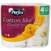 PERFEX Toalet papir Cotton cofort line natural troslojni 4/1
