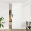Klizna vrata Bijela 83 x 232 cm Masivna borovina