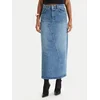Patrizia Pepe Jeans krilo 8G0521/D1WZB-CB02 Modra Regular Fit