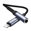 Infostyle BWOO BZ48 Lightning na AUX 3,5 mm adapter črn | Avdio kabel Črna
