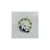 Privezak emajlirani panda 28×25 mm