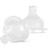 Baboo Premium Silicone Teat Medium Flow cucelj za stekleničko 3m+ 2 kos
