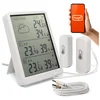 shumee LCD vremenska postaja termometer higrometer termohigrometer 2 Tuya WiFi senzorja