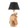 Opviq Horse Black Gold Stona lampa, Zlatno-Crna