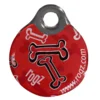 Rogz ID privezak za pse Red Bone - S