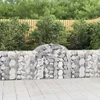 Lučne gabionske košare 25 kom 200x30x80/100cm pocinčano željezo