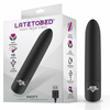 LateToBed Shoty Vibrating Bullet USB 10 Speeds Powerful Motor Black