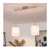 Brilagi - LED luster na sajli NUBILA 2xE27/60W/230V bela