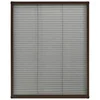 Vidaxl Plise komarnik za okna aluminij rjav 60x80 cm