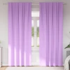 Zavjese za blackout s prstenovima 2 pcs Ljubičasta 225 x 140 cm