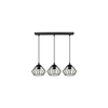 Luster na sajli CEED 3xE27/60W/230V crni