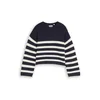 TOM TAILOR Pulover mornarska / bela