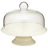 Serving platter with glass lid, 29 x 25 cm - Kitchen Craft