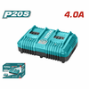 Akumulatorski polnilnik baterij P20S 2-polnilnik, 20V, serija INDUSTRIAL (TCLI2034E)