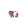 Swarovski prstan ženski pozlačen s kubičnim cirkonijem SUBLIMA