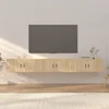 Zidni TV ormarići 3 kom boja hrasta sonome 100x34,5x40 cm