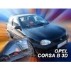 Heko Bočni vetrobrani Team za OPEL CORSA B 1993-2001, Prednji i zadnji