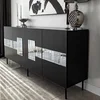 Hanah Home Konzola Paris, 180x80x40 cm, Crna