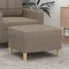 shumee vidaXL Tabure, sivo-rjava, 60x50x41 cm, oblazinjen s tkanino
