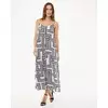 Mexx Ženska haljina MF006302661W, Maxi, Crno-bela