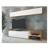 HANNAH HOME TV komoda Kale - tikovina, bela