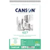CANSON 1557 skicirni blok 120 g/m2 A5 30 listov spiralna vezava
