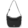 Pinko HOBO ZIP AROUND CLASSIC VITELLO BIKER Črna
